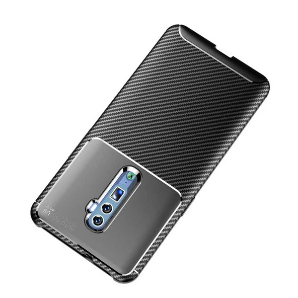 Zore Oppo ile uyumlu Reno 10X Zoom Kılıf Negro Silikon Kapak - 10