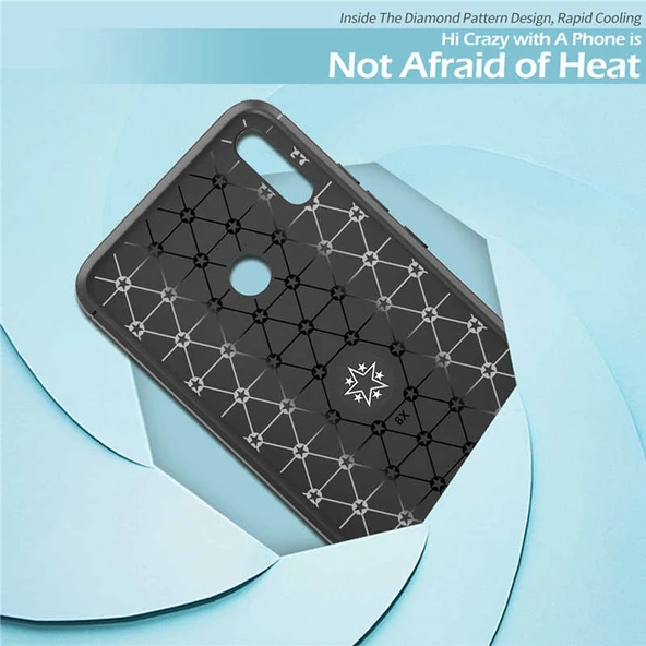 Zore Huawei ile uyumlu Honor 8C Kılıf Ravel Silikon Kapak - 8