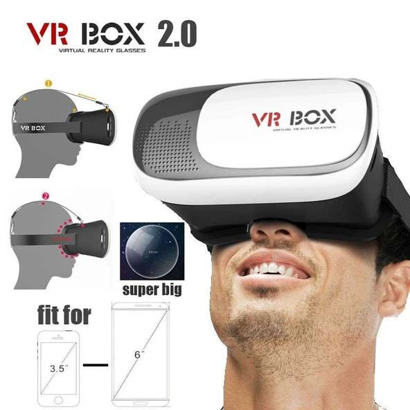 Zore VR Box 3D Kumandalı Sanal Gerçeklik Gözlüğü - Resim 4