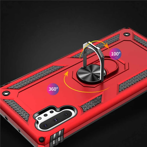 Zore Galaxy ile uyumlu Note 10 Plus Kılıf Vega Kapak - 6