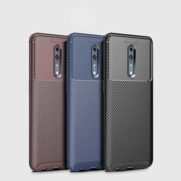 Zore Oppo ile uyumlu Reno Z Kılıf Negro Silikon Kapak - 11