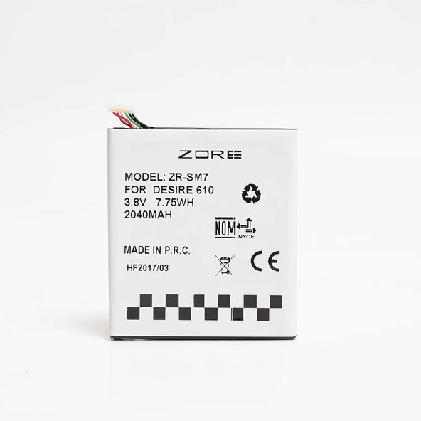 Zore HTC Desire 610 A Kalite Uyumlu Batarya