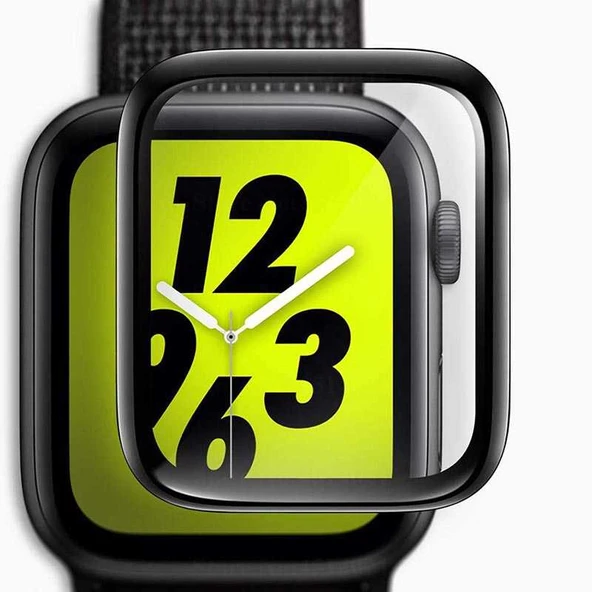 Zore Apple ile uyumlu Watch 38mm 3D Full Yapışkanlı Cam Ekran Koruyucu - 4
