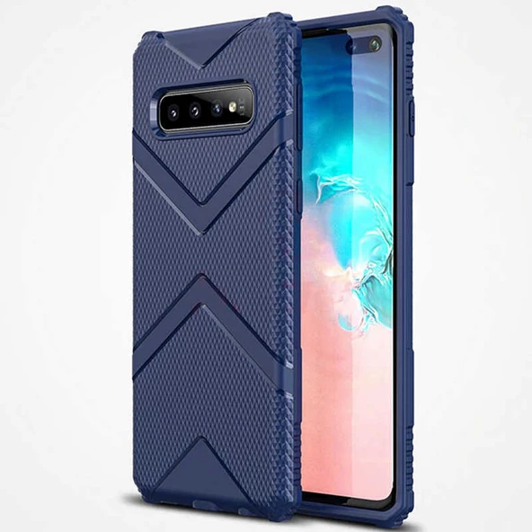 Zore Galaxy ile uyumlu S10 Kılıf Hank Silikon - 12