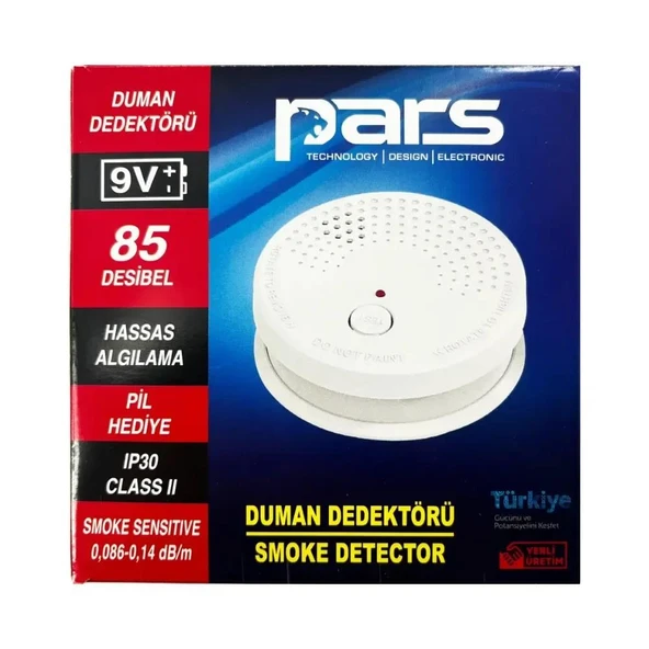 PİLİ DUMAN DEDEKTÖRÜ PARS - 2