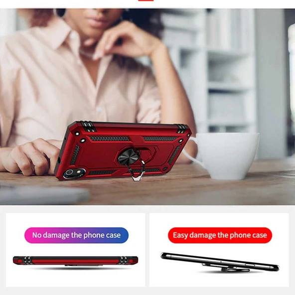 Zore Xiaomi ile uyumlu Redmi 7A Kılıf Vega Kapak - 4