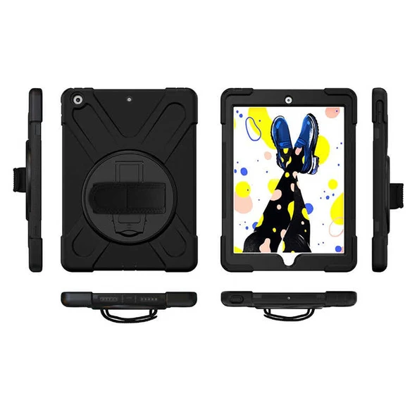 Zore Apple ile uyumlu iPad 10.2 (8.Nesil) Defender Tablet Silikon - 5