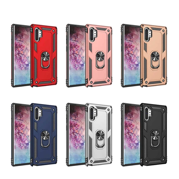 Zore Galaxy ile uyumlu Note 10 Plus Kılıf Vega Kapak - 4