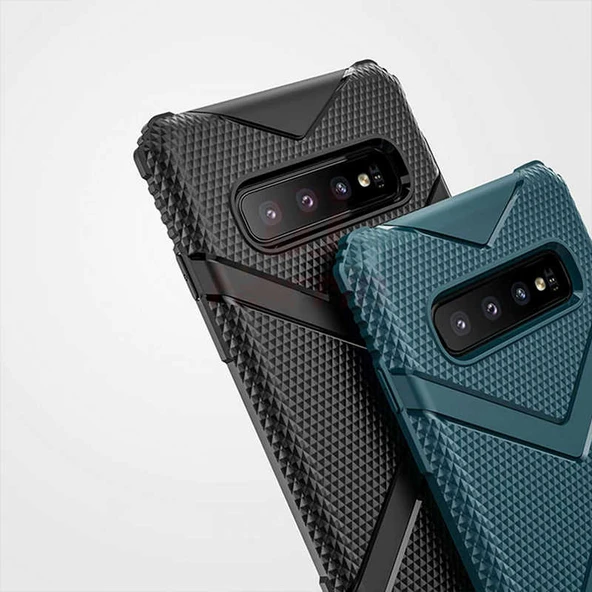 Zore Galaxy ile uyumlu S10 Plus Kılıf Hank Silikon - 6