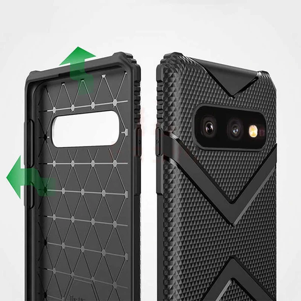 Zore Galaxy ile uyumlu S10E Kılıf Hank Silikon - 3