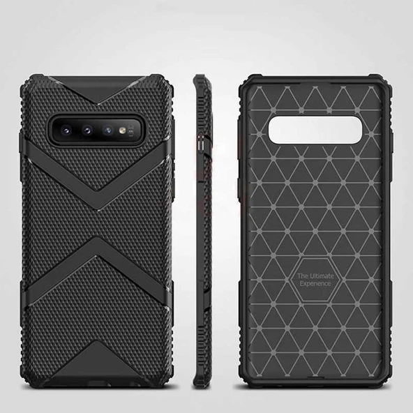 Zore Galaxy ile uyumlu S10 Plus Kılıf Hank Silikon - 10