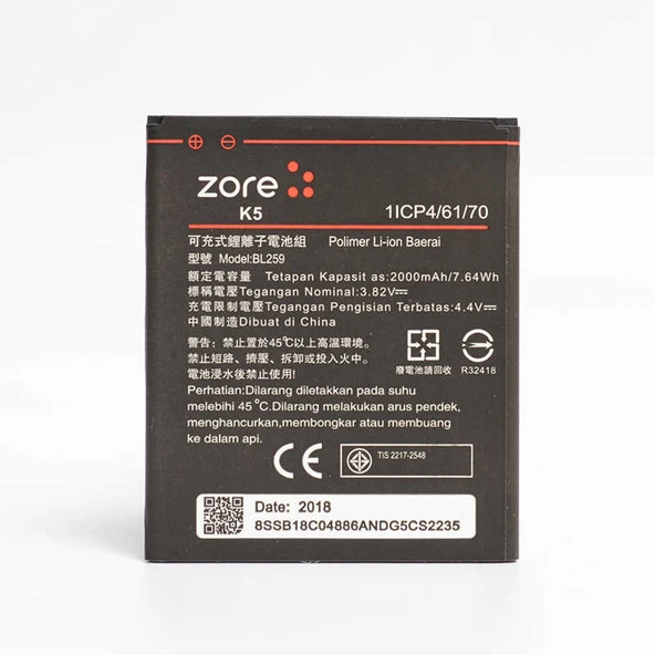 Zore Lenovo ile uyumlu Vibe K5 A Kalite Uyumlu Batarya