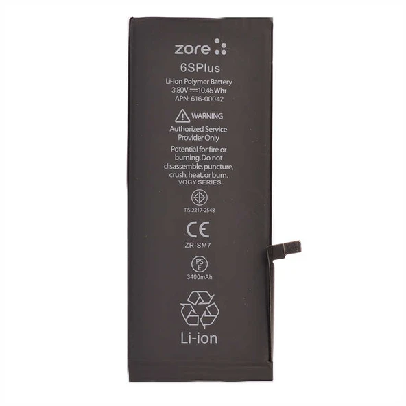 Zore Apple ile uyumlu iPhone 6S Plus Vogy Batarya - Resim 2