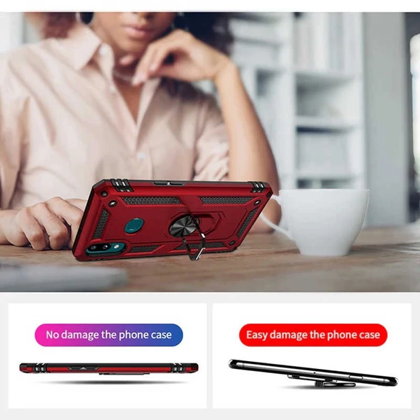 Zore Galaxy ile uyumlu A10S Kılıf Vega Kapak - 4