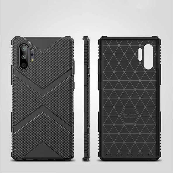 Zore Galaxy ile uyumlu Note 10 Plus Kılıf Hank Silikon - 10