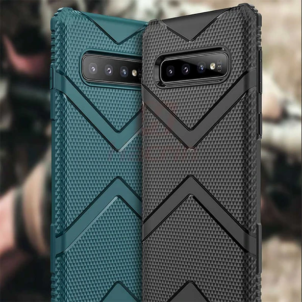 Zore Galaxy ile uyumlu S10 Plus Kılıf Hank Silikon - 5