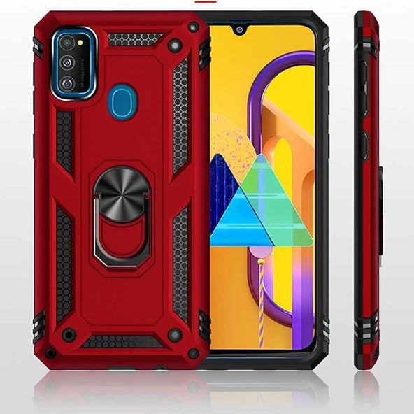 Zore Galaxy ile uyumlu M30S Kılıf Vega Kapak - 4