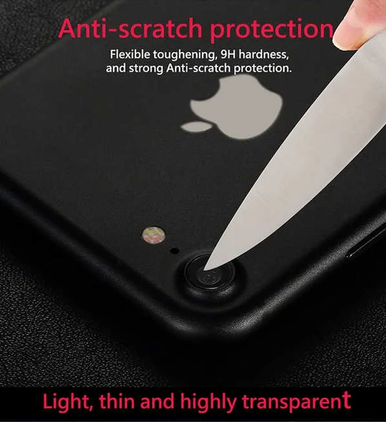 Zore Apple ile uyumlu iPhone 8 Kamera Lens Koruyucu Cam Filmi - 3
