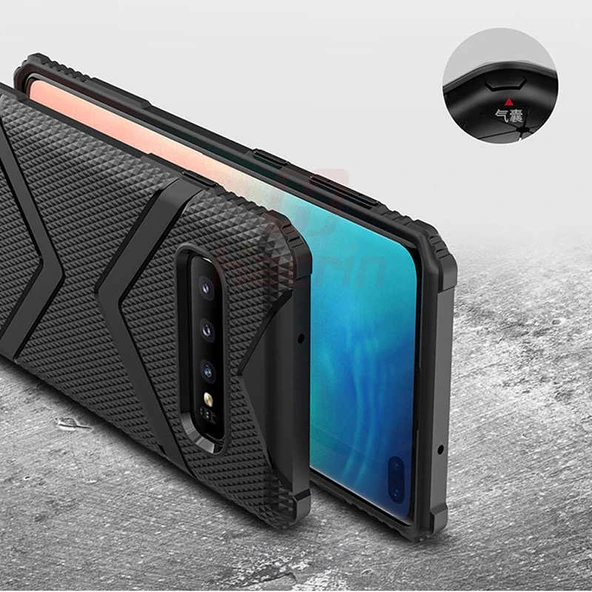 Zore Galaxy ile uyumlu S10 Plus Kılıf Hank Silikon - 3