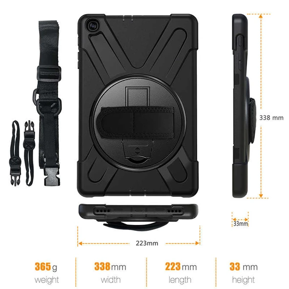 Zore Apple ile uyumlu iPad 2 3 4 Kılıf Defender Tablet Silikon - Resim 6