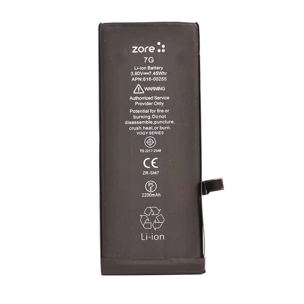 Zore Apple ile uyumlu iPhone 7 Vogy Batarya - Resim 2