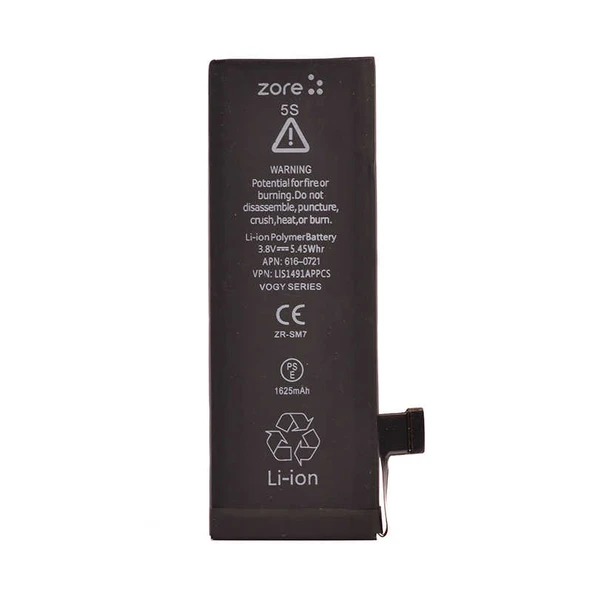 Zore Apple ile uyumlu iPhone 5S Vogy Batarya - Resim 2