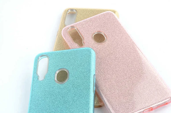 Zore Galaxy ile uyumlu A20S Kılıf Shining Silikon - 2