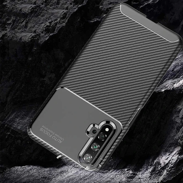 Zore Huawei ile uyumlu Honor 20 Kılıf Negro Silikon Kapak - 7