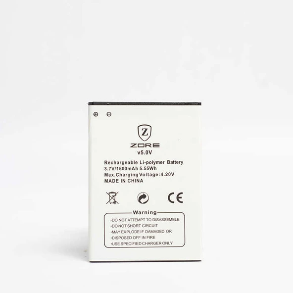 Zore Vestel Venüs 5.0V A Kalite Uyumlu Batarya ürün görseli