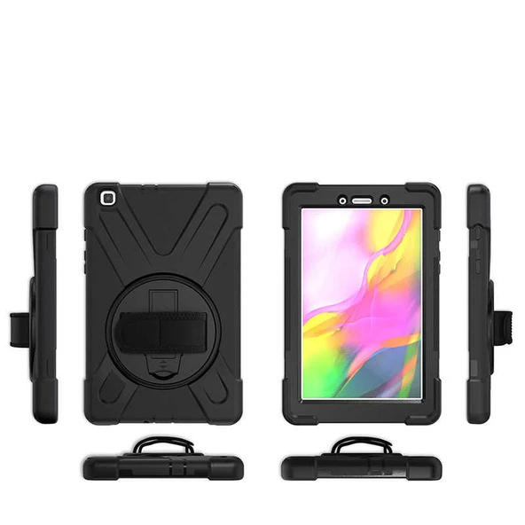 Zore Galaxy ile uyumlu Tab A 8.0 (2019) T290 Defender Tablet Silikon - Resim 2