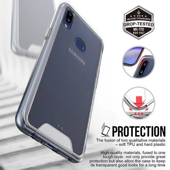 Zore Galaxy ile uyumlu A10S Kılıf Gard Silikon - 5