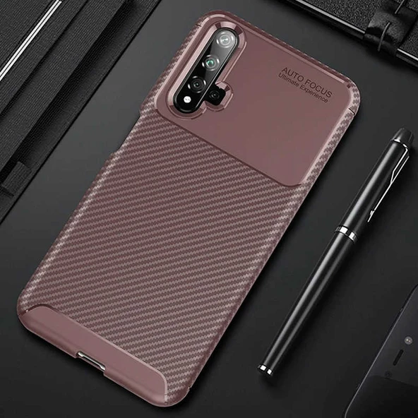 Zore Huawei ile uyumlu Honor 20 Kılıf Negro Silikon Kapak - 12