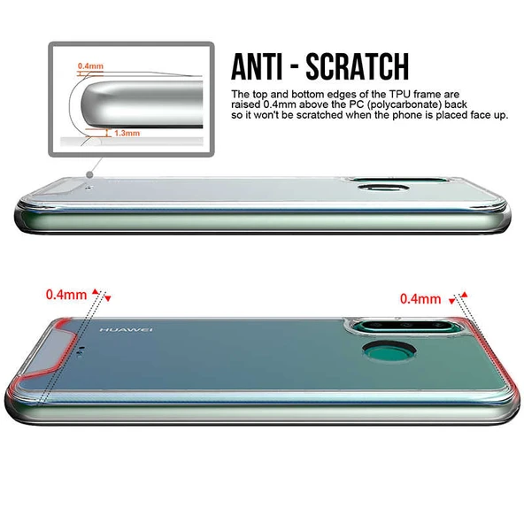 Zore Huawei ile uyumlu P30 Lite Kılıf Gard Silikon - 3