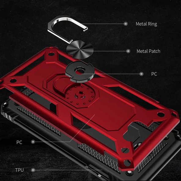 Zore Galaxy ile uyumlu J7 Prime Kılıf Vega Kapak - 7