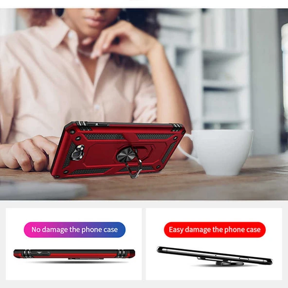Zore Galaxy ile uyumlu J7 Prime Kılıf Vega Kapak - 4