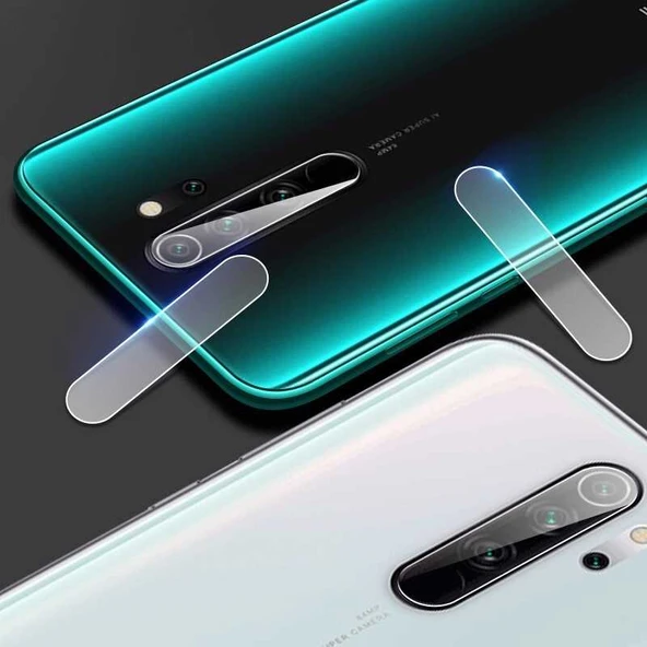 Zore Xiaomi ile uyumlu Redmi Note 8 Pro Kamera Lens Koruyucu Cam Filmi - 2