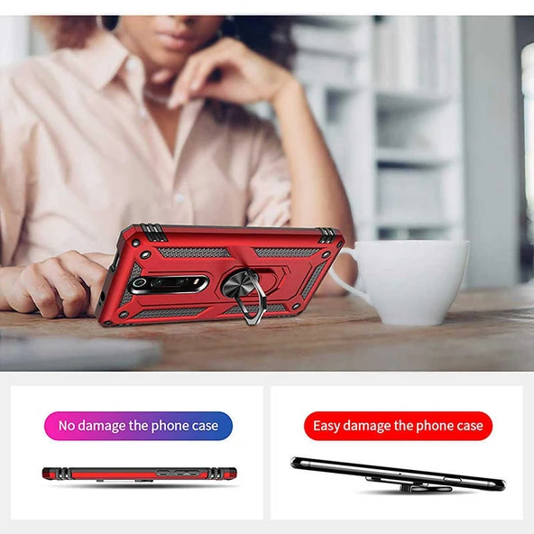 Zore Xiaomi ile uyumlu Mi 9T Kılıf Vega Kapak - 5