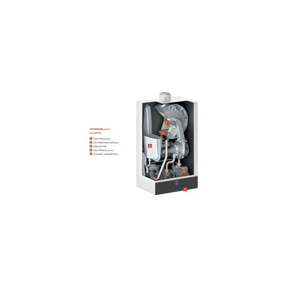 Vitodens Classic 25 kW Yoğuşmalı Kombi (Baca Dahil) - 2