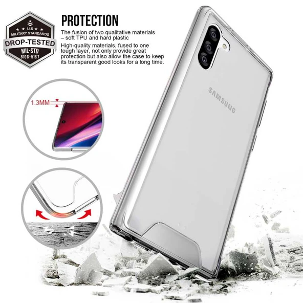 Zore Galaxy ile uyumlu Note 10 Kılıf Gard Silikon - 4