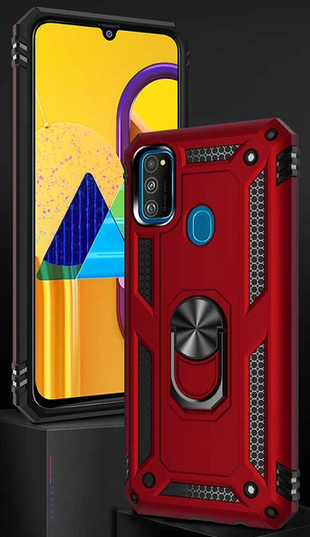 Zore Galaxy ile uyumlu M30S Kılıf Vega Kapak - 6