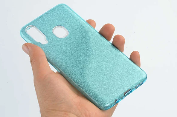 Zore Galaxy ile uyumlu A20S Kılıf Shining Silikon - 3