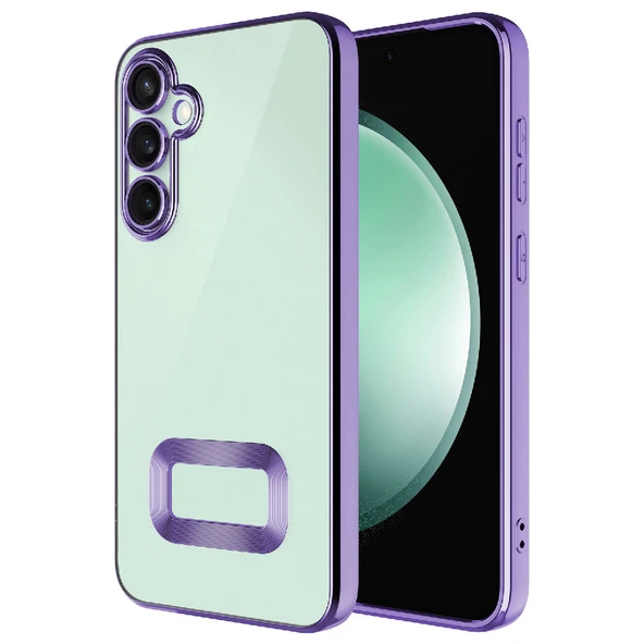 Zore Galaxy ile uyumlu A26 Kılıf Kamera Korumalı Logo Gösteren Omega Kapak - 6