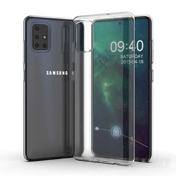 Zore Galaxy ile uyumlu A51 Kılıf Süper Silikon Kapak - 2