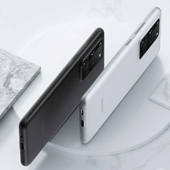 Zore Galaxy ile uyumlu S20 Ultra Kılıf 1.Kalite PP Silikon - 5