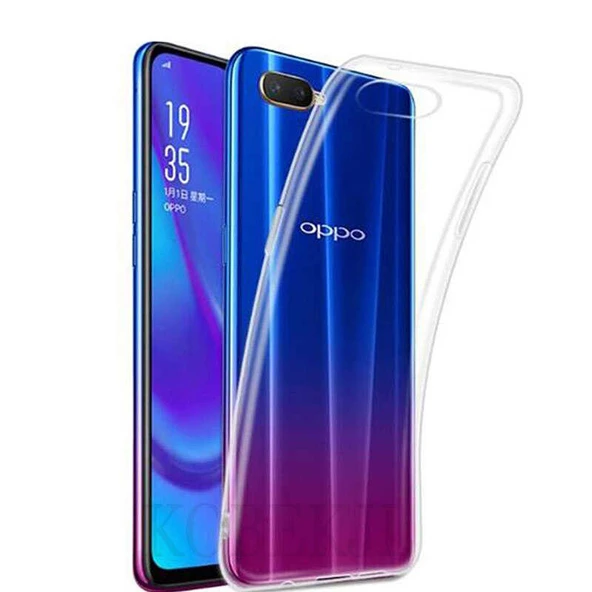Zore Oppo ile uyumlu RX17 Neo Kılıf Süper Silikon Kapak - 1