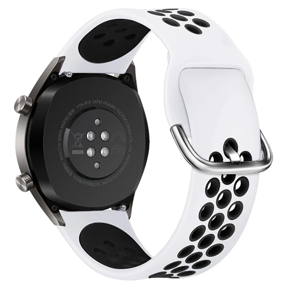 Zore Huawei ile uyumlu GT2 46mm KRD-10 22mm Silikon Kordon - 5