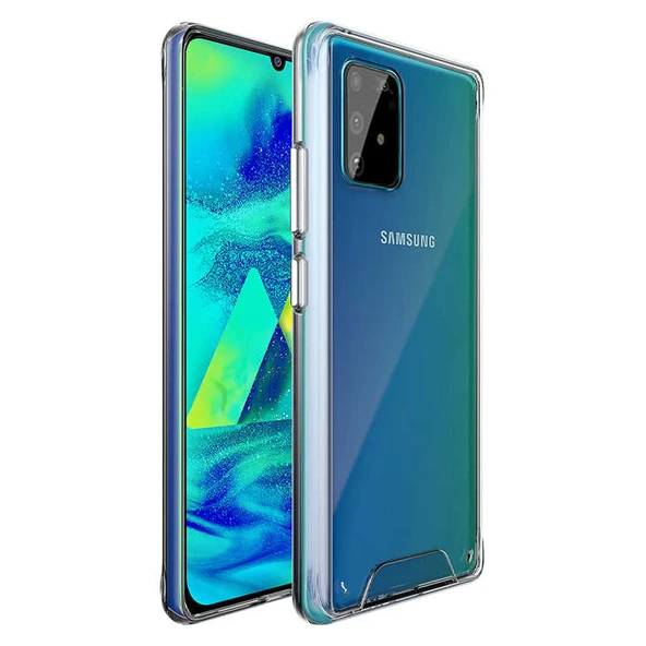Zore Galaxy ile uyumlu A91 (S10 Lite) Gard Silikon - 1