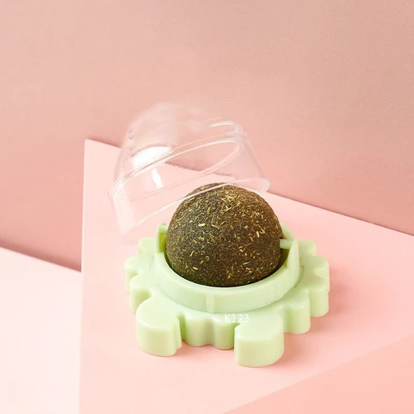 TİNEKE  Catnipli Yenilebilir Kedi Nanesi Otu Yalama Oyun Topu Oyuncağı Yengeç - Resim 8