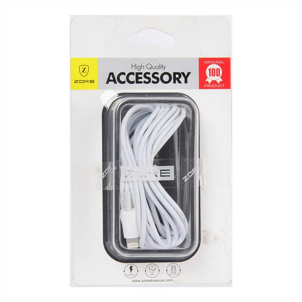 Zore 2 Uçlu Lightning-Micro Usb Kablo 1M - 1