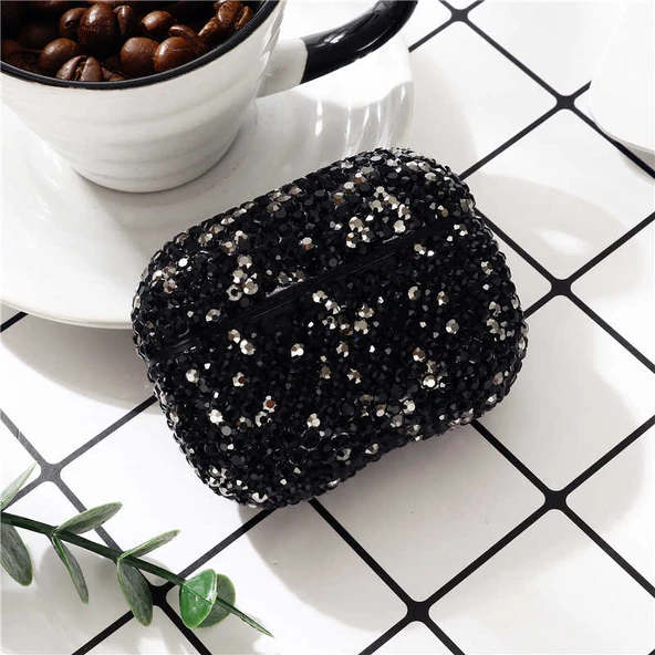 Zore Apple ile uyumlu Airpods ile uyumlu Pro Kılıf Diamond Silikon - 6